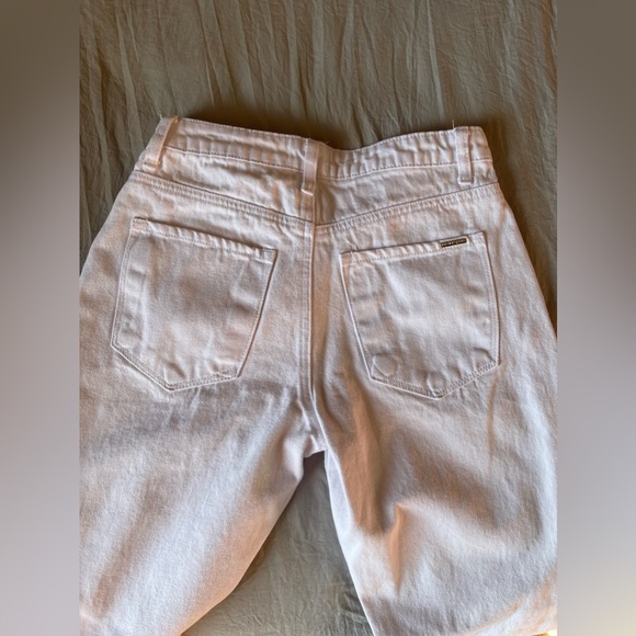 White Distressed Fringe Capris | Insane Gene | Never Worn - Picture 10 of 11